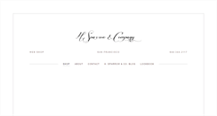 Desktop Screenshot of hsparrowandco.com